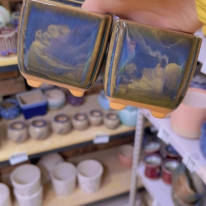 红陶陶瓷花盆单场满12包邮