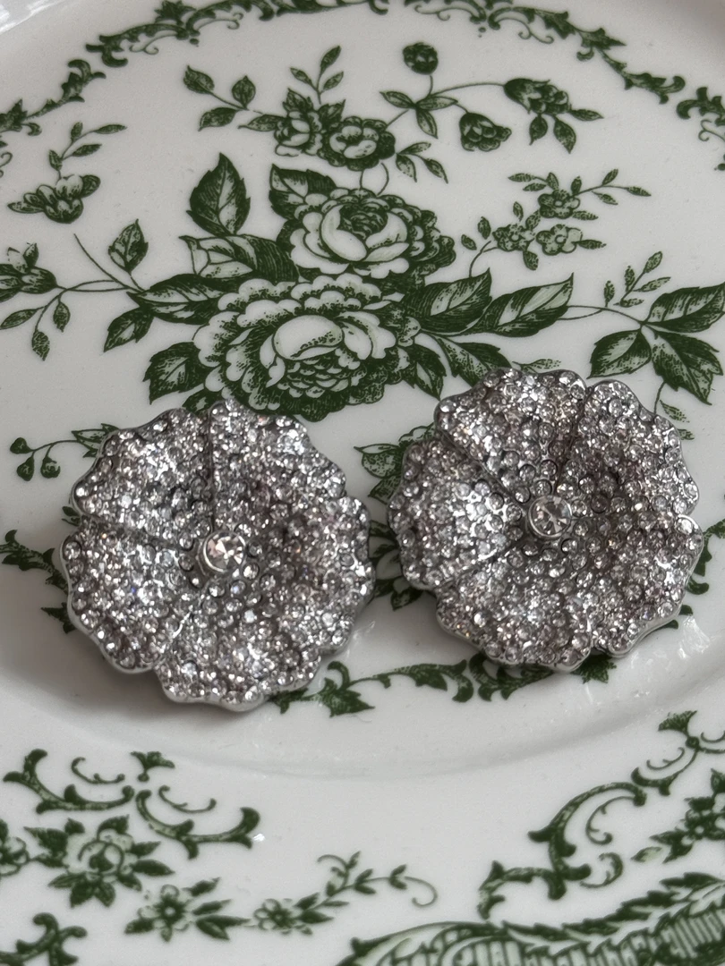 铜合金仿水晶耳饰 铜合金仿水晶耳饰  铜合金耳饰【WRR2267】