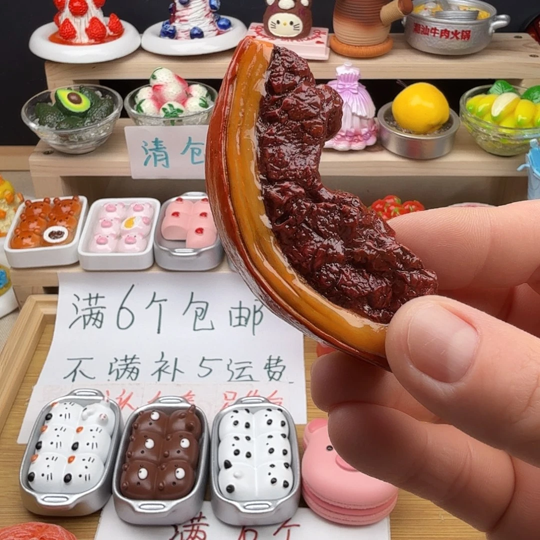 树脂食玩冰箱贴 凭开箱视频售后