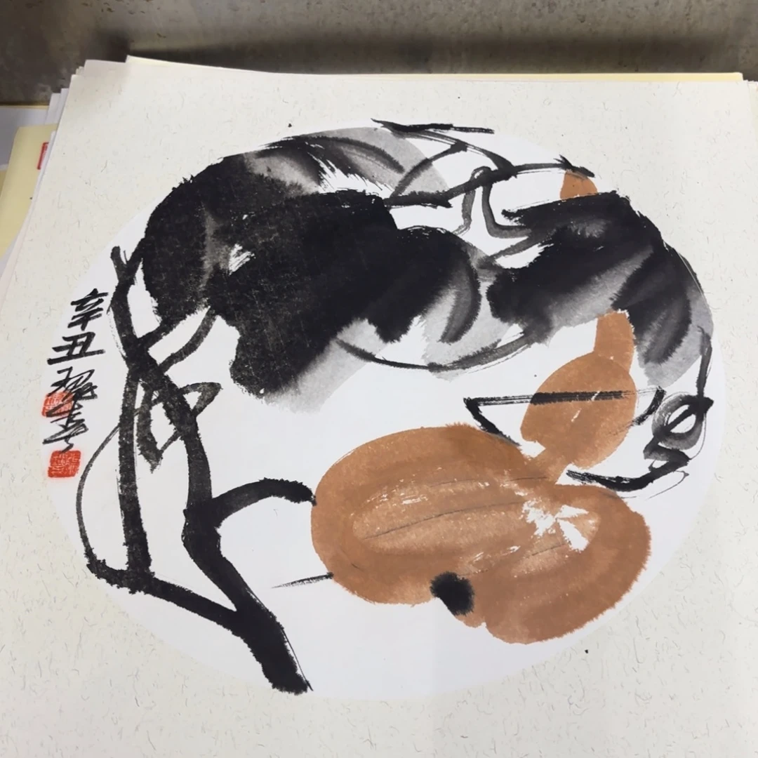 国画50-50卡纸作品童
