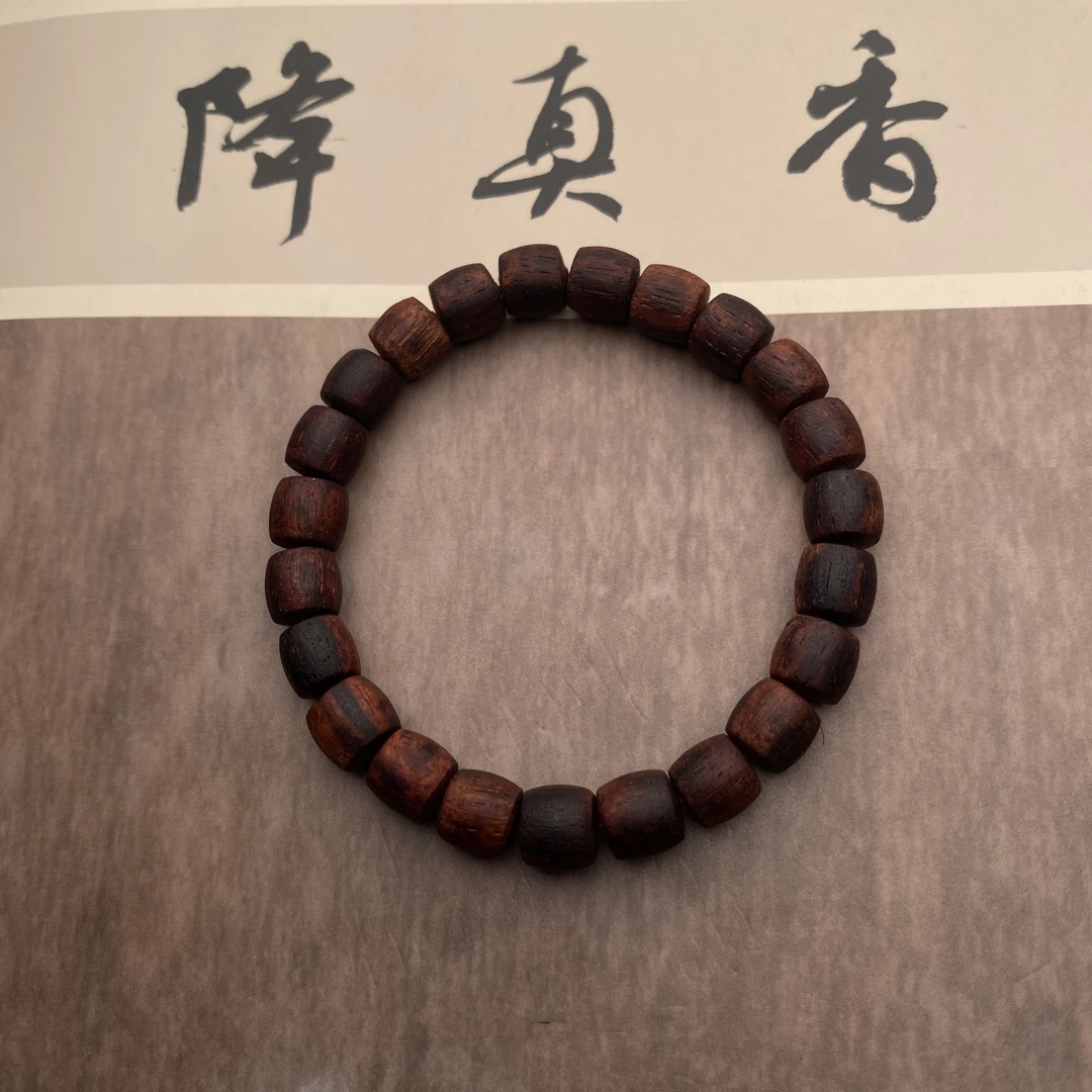 缅甸降真香8×8直切手串