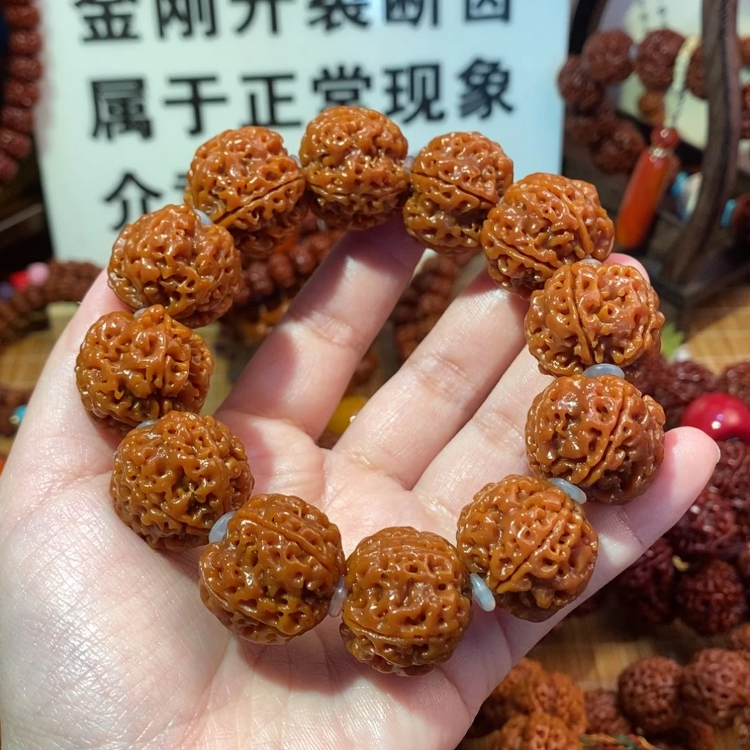 金刚菩提吊坠225瓣无尘素肉