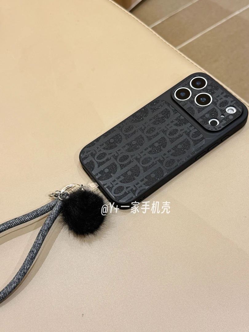 大视窗丝绒全包细闪适用于苹果17promax手机壳16/15/14防摔保护套