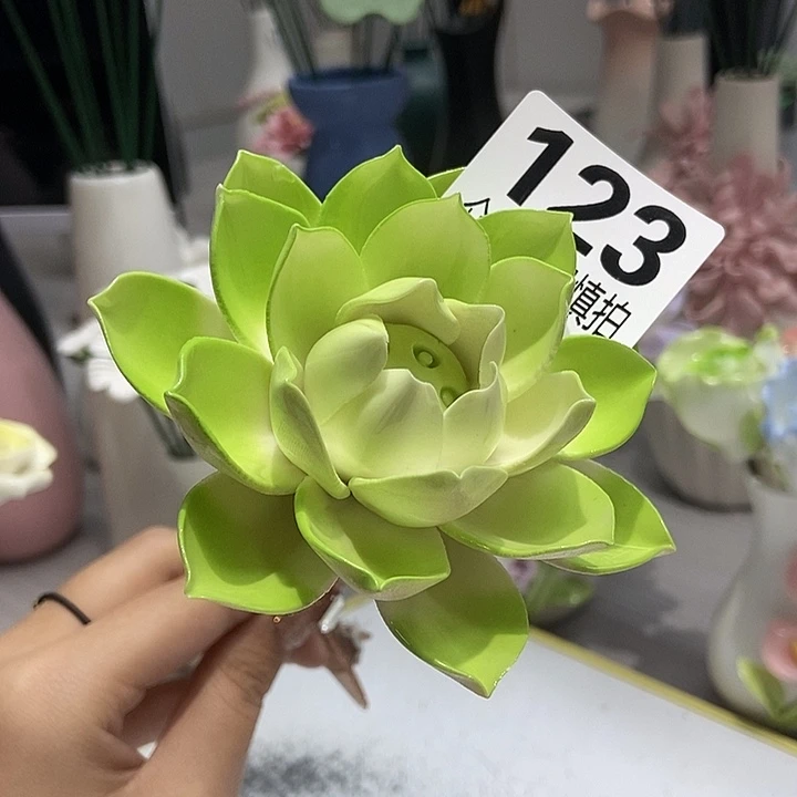 陶瓷纯手工捏花设计