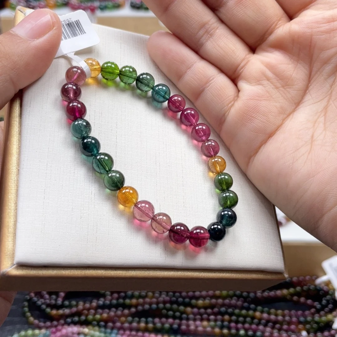 手串碧玺未镶嵌6.8mmmmmmmmmm