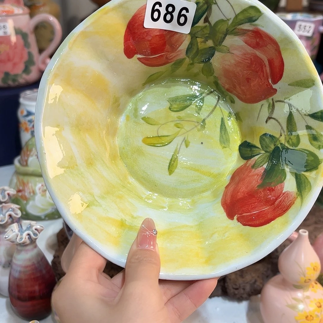 景德镇手绘高温釉下彩陶瓷茶具