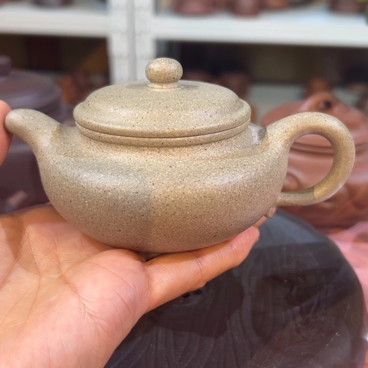 茶壶紫砂青段仿古180cc