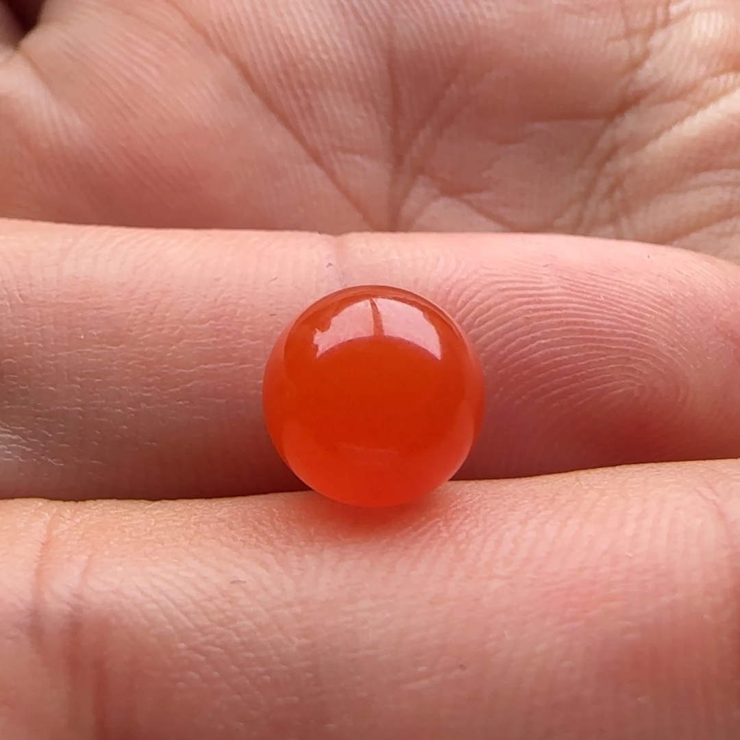 南红玛瑙圆珠8.3未镶嵌小*檬