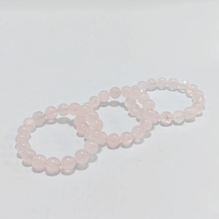 【书记甄选】天然粉水晶单圈手链 多样性发一件 约11mm 3