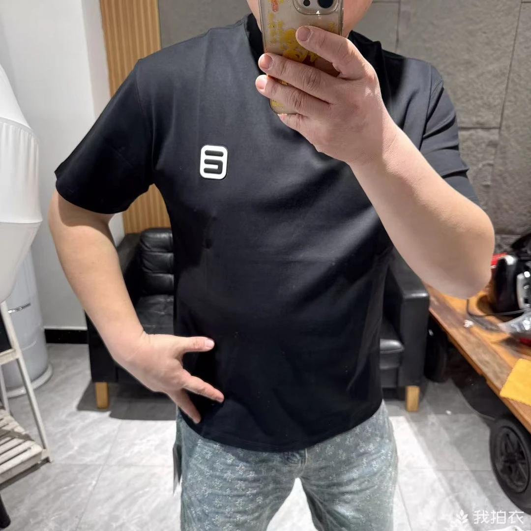 5807-2025春夏季新款男士短袖