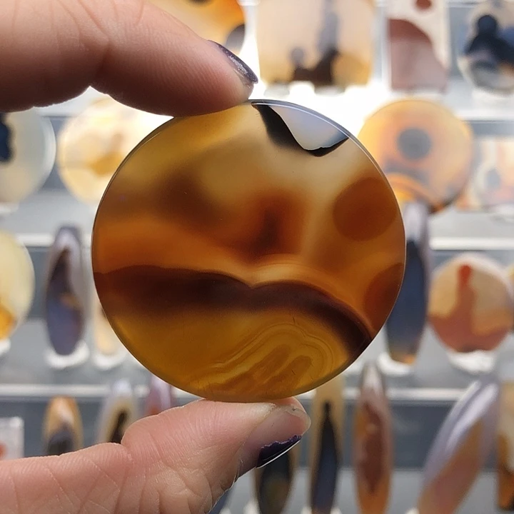 玛瑙/玉髓合金颈饰68