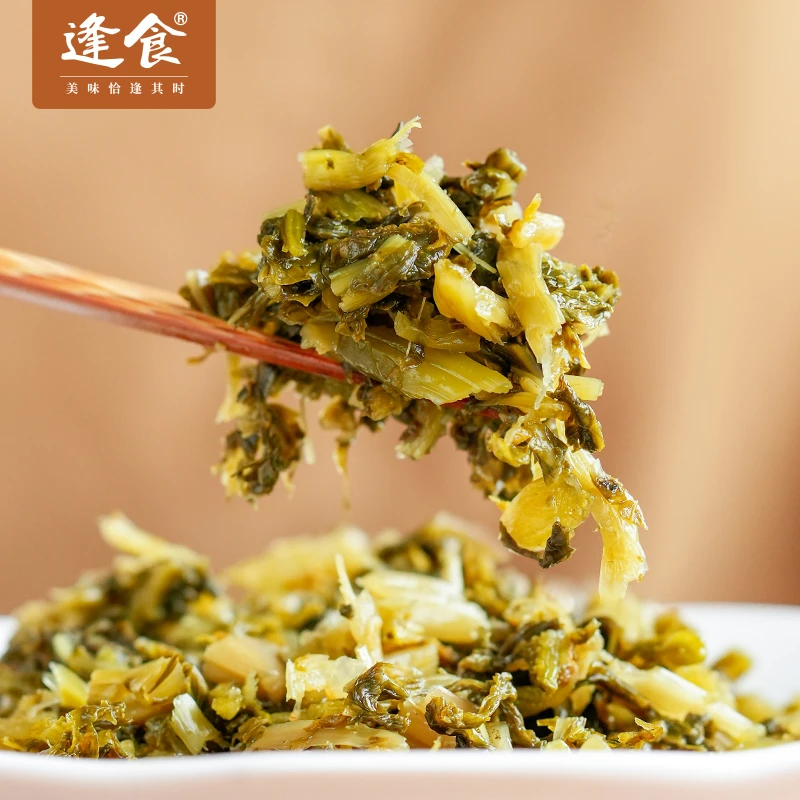 逢食干净雪菜宁波鄞州雪菜无添加清脆可口清香咸菜下饭菜80克/袋