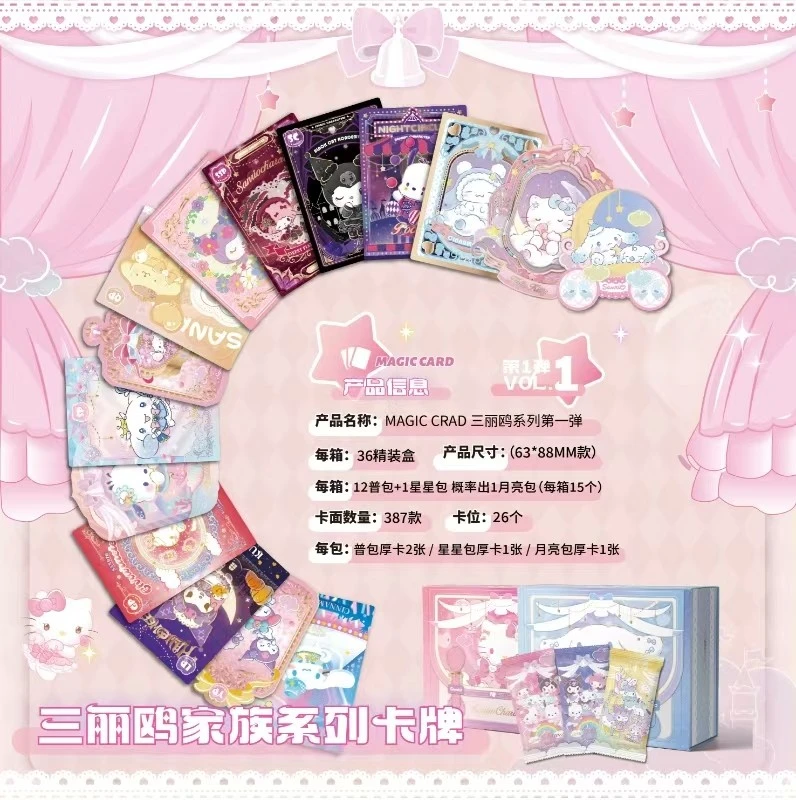 J【宠粉】Magic Card三丽鸥家族系列第一弹二创卡牌盲盒（默认代拆）