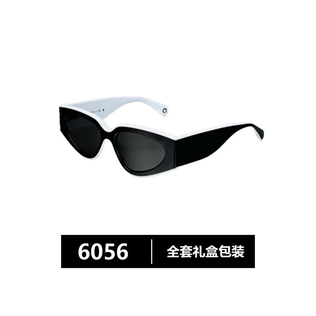 35.百搭时尚猫眼6056防紫外线偏光太阳眼镜潮流气质必备