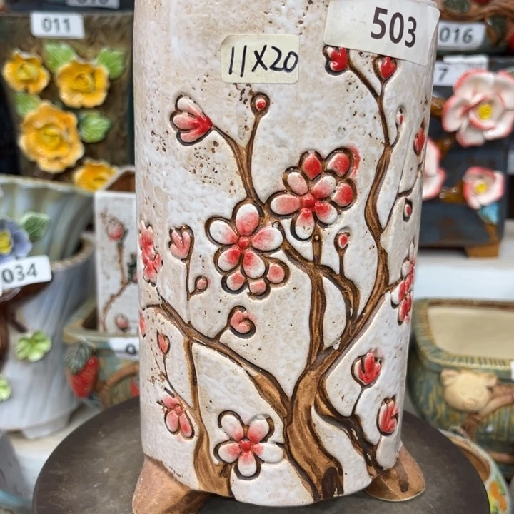 紫砂花盆粗陶材质多肉花盆