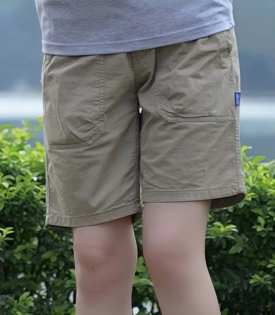 2023年夏季薄款男女同款工装短裤多口袋宽松直筒休闲五分裤085款