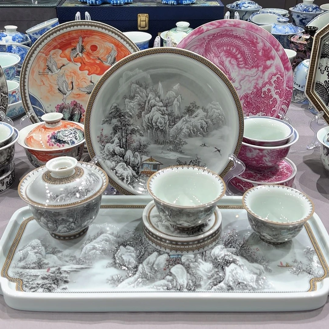 瓷片景德镇瓷器博物陈列中心的