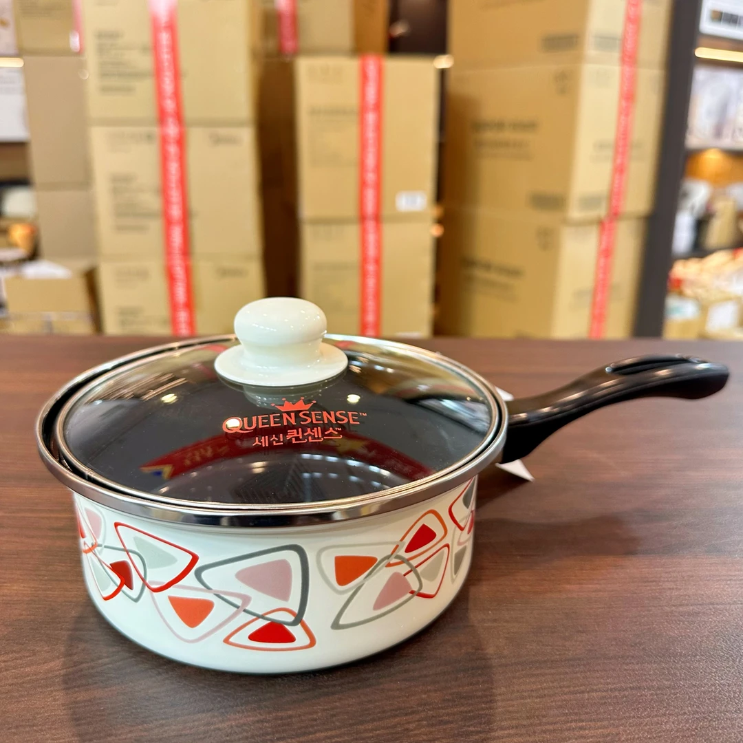 斯洛文尼亚订单1.2L珐琅搪瓷热奶锅