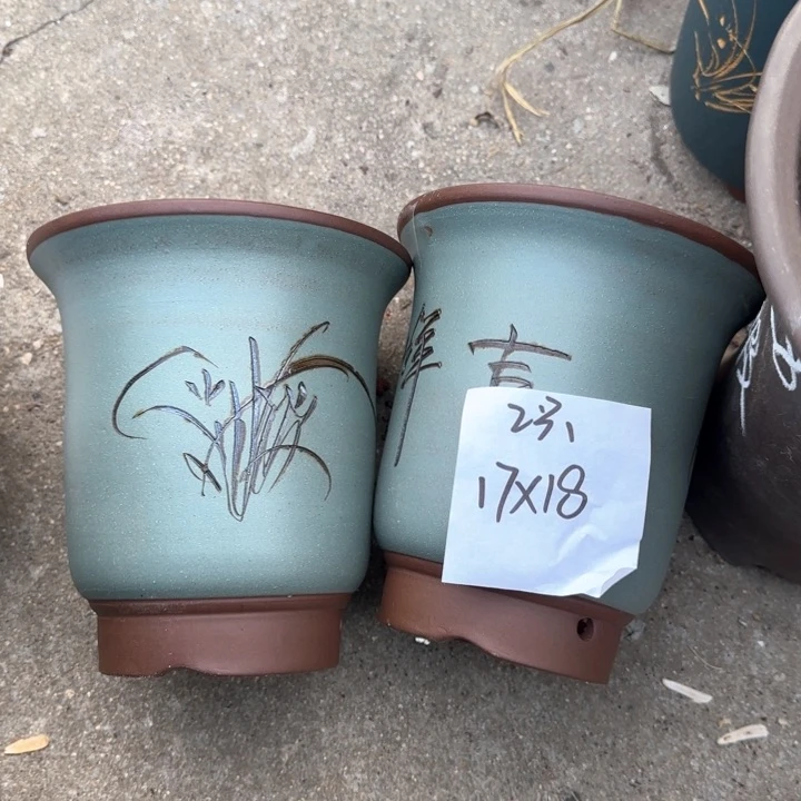 紫砂花盆特价清仓