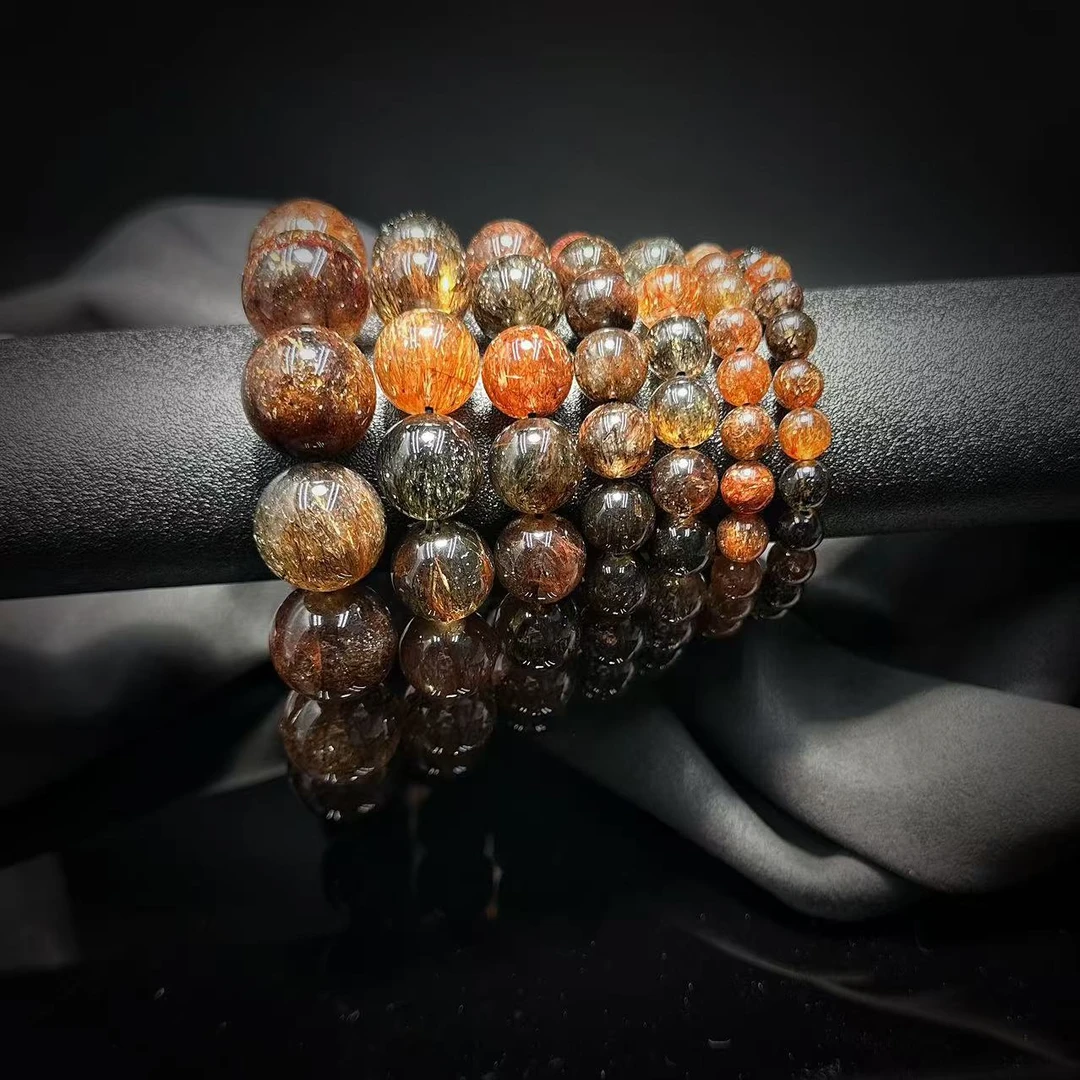 【缪老师严选】YS9796 你我皆是黑马 黑金超水晶手链 多样性发其一