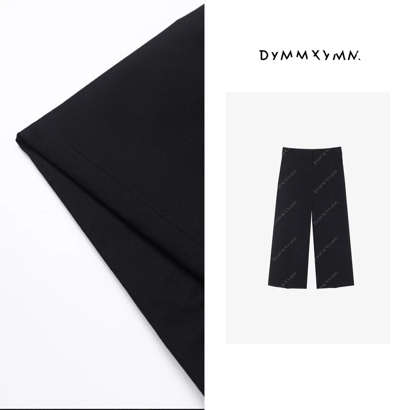 【DYMMXYMM】-极简风高级感阔腿九分西裤-5SS6132