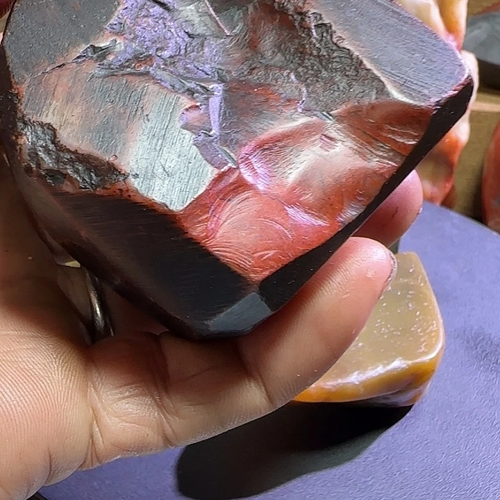 寿山石寿山的煨红田原石