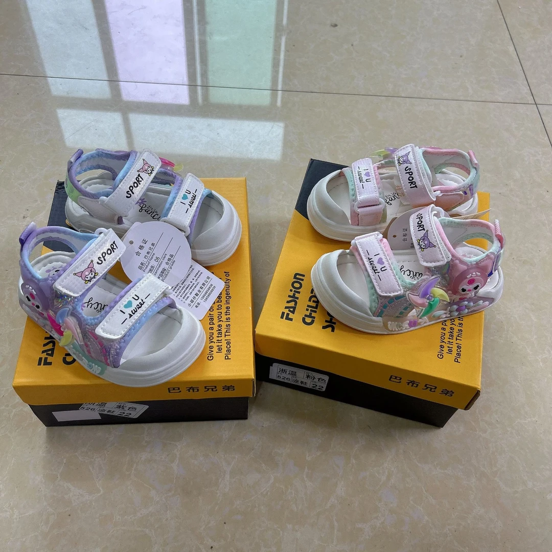 526女童夏季 亮灯款沙滩凉鞋