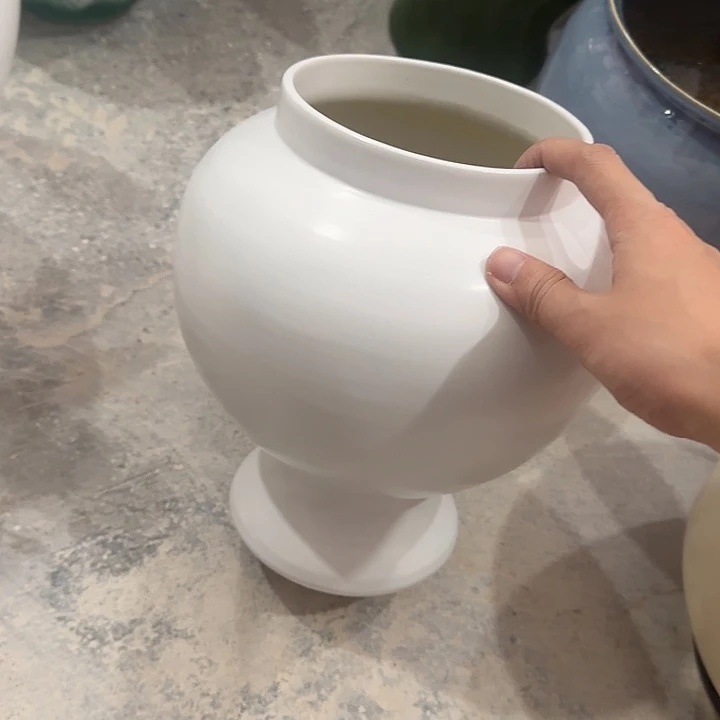 白泥花盆正品有孔