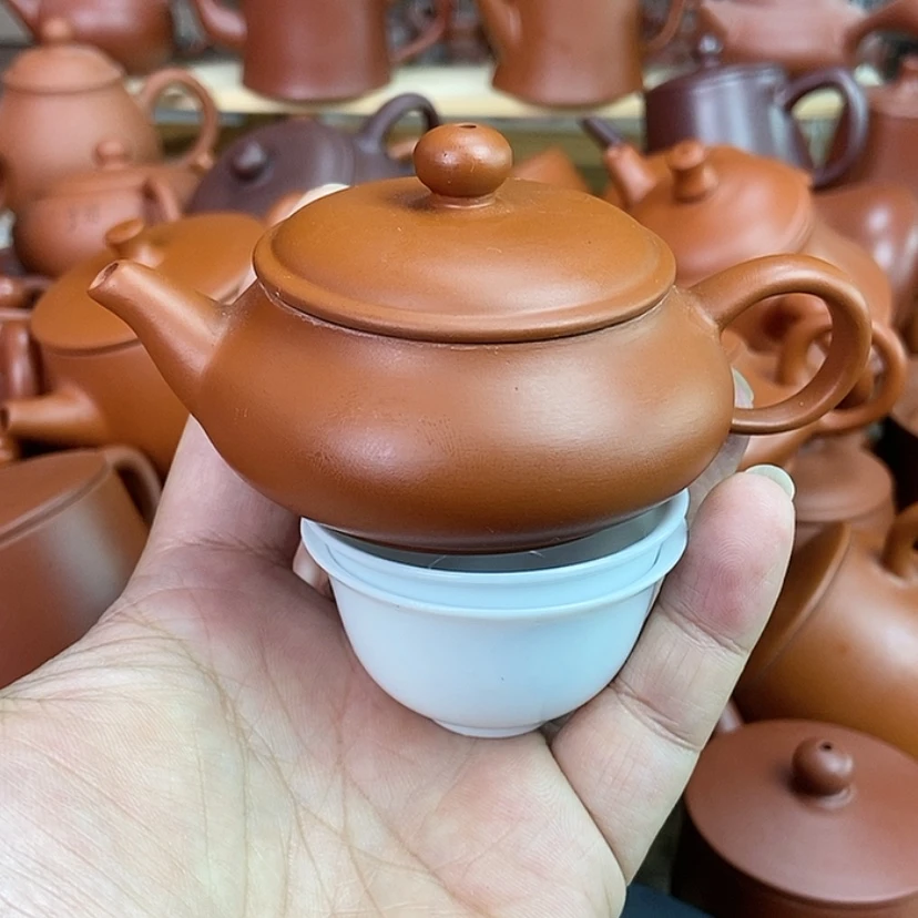 【闪购商品】茶壶朱泥80c c