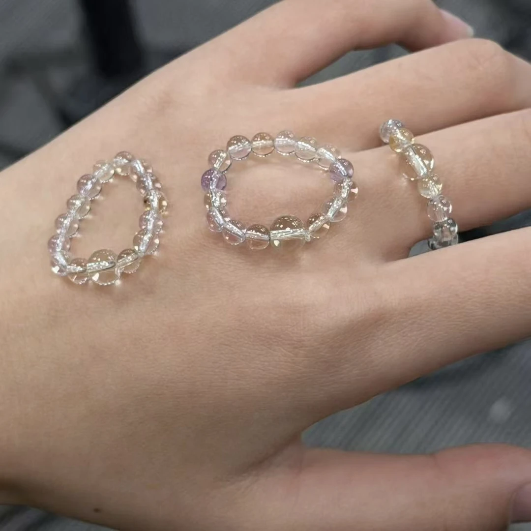 【晶雅颂】原创水晶戒圈 多样性发一件  2473BB