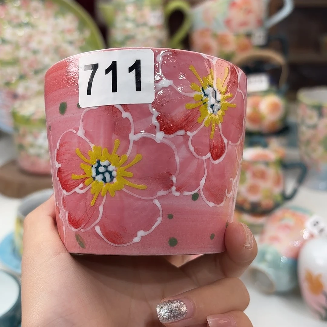 景德镇手绘高温釉下彩陶瓷茶具