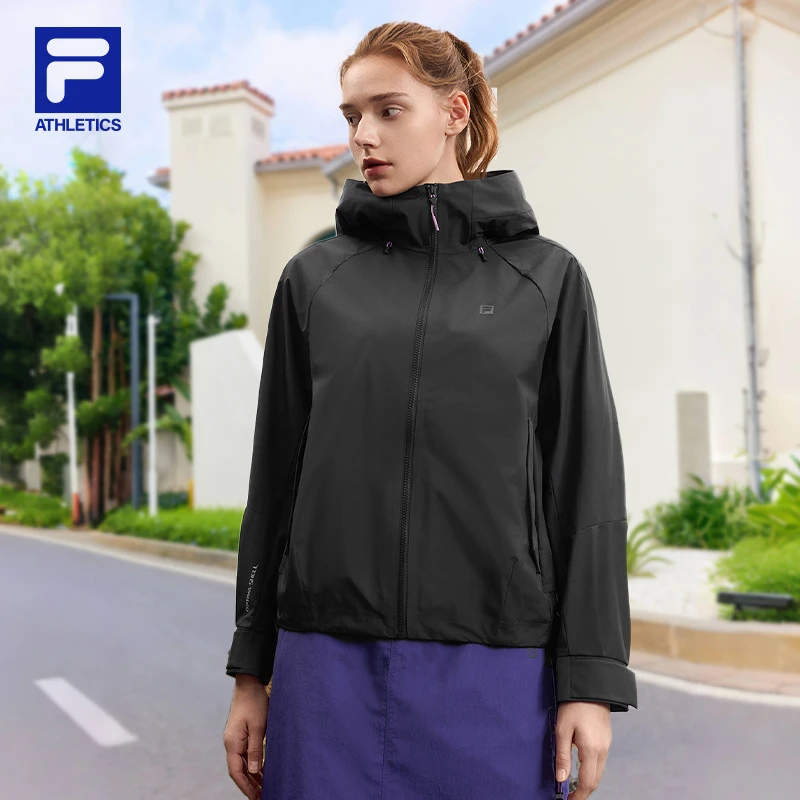 Fila/斐乐【防水透湿】女士户外百搭宽松梭织上衣A11W517717F