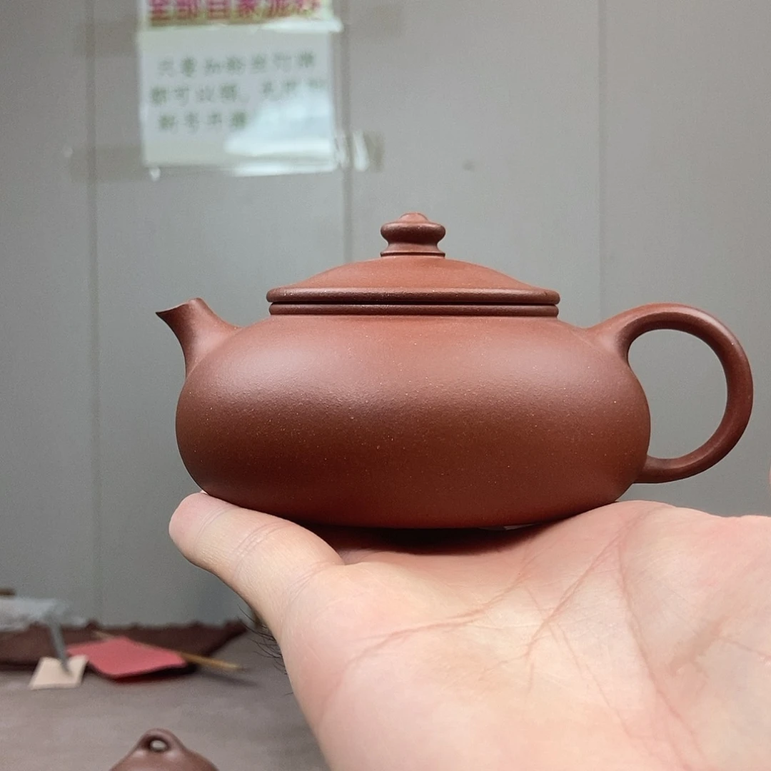 茶壶紫砂半手工制作