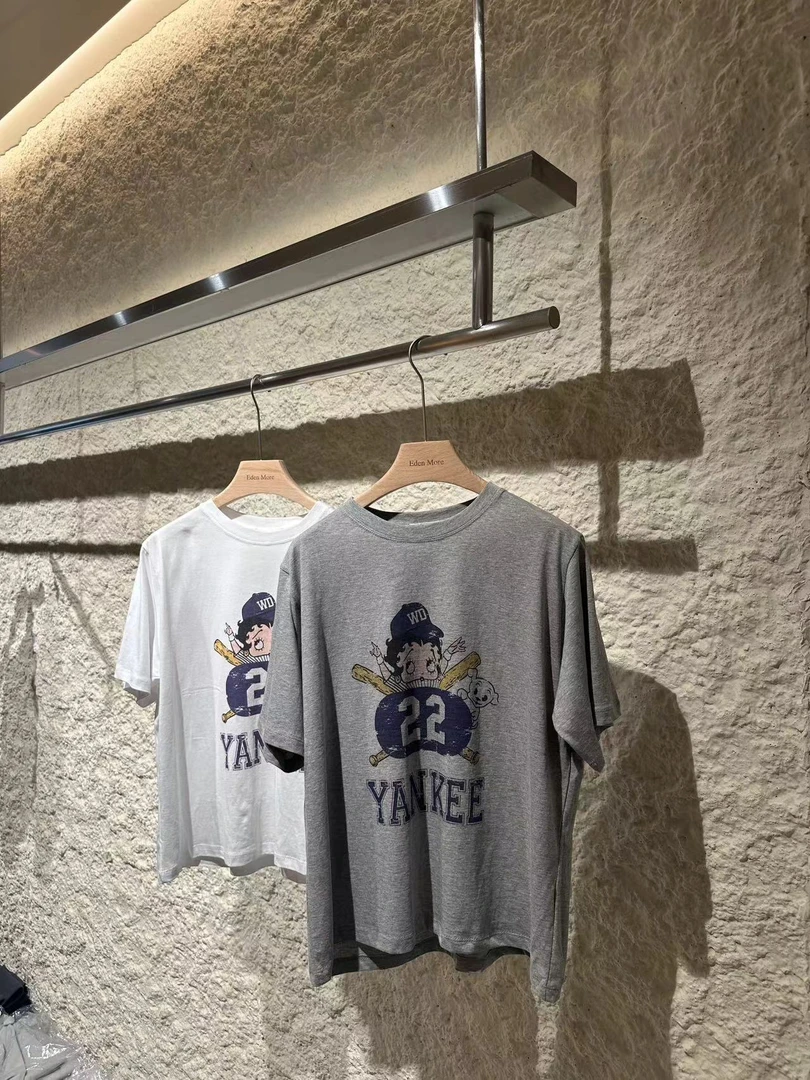 东大门SE圆领百搭卡通印花贝蒂短袖T恤NO退207