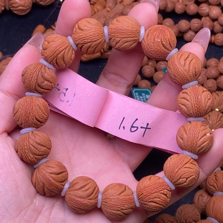 秦岭龙纹桃核15颗