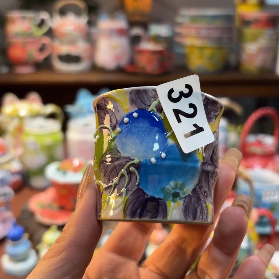 *****景德镇手绘高温釉下彩陶瓷茶具