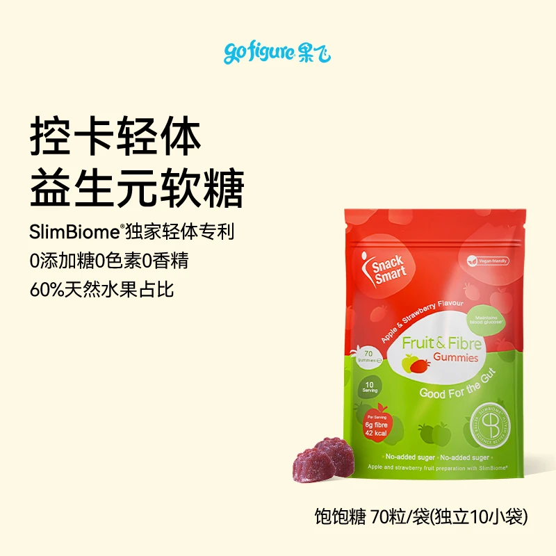 gofigure饱饱糖英国膳食纤维低卡低脂40小袋（2026年4月1日到期）