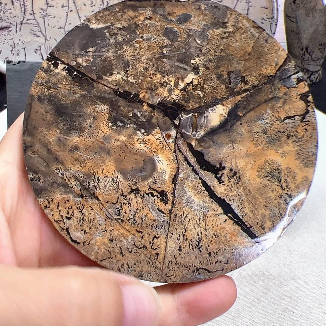 广西石广西天然国画石