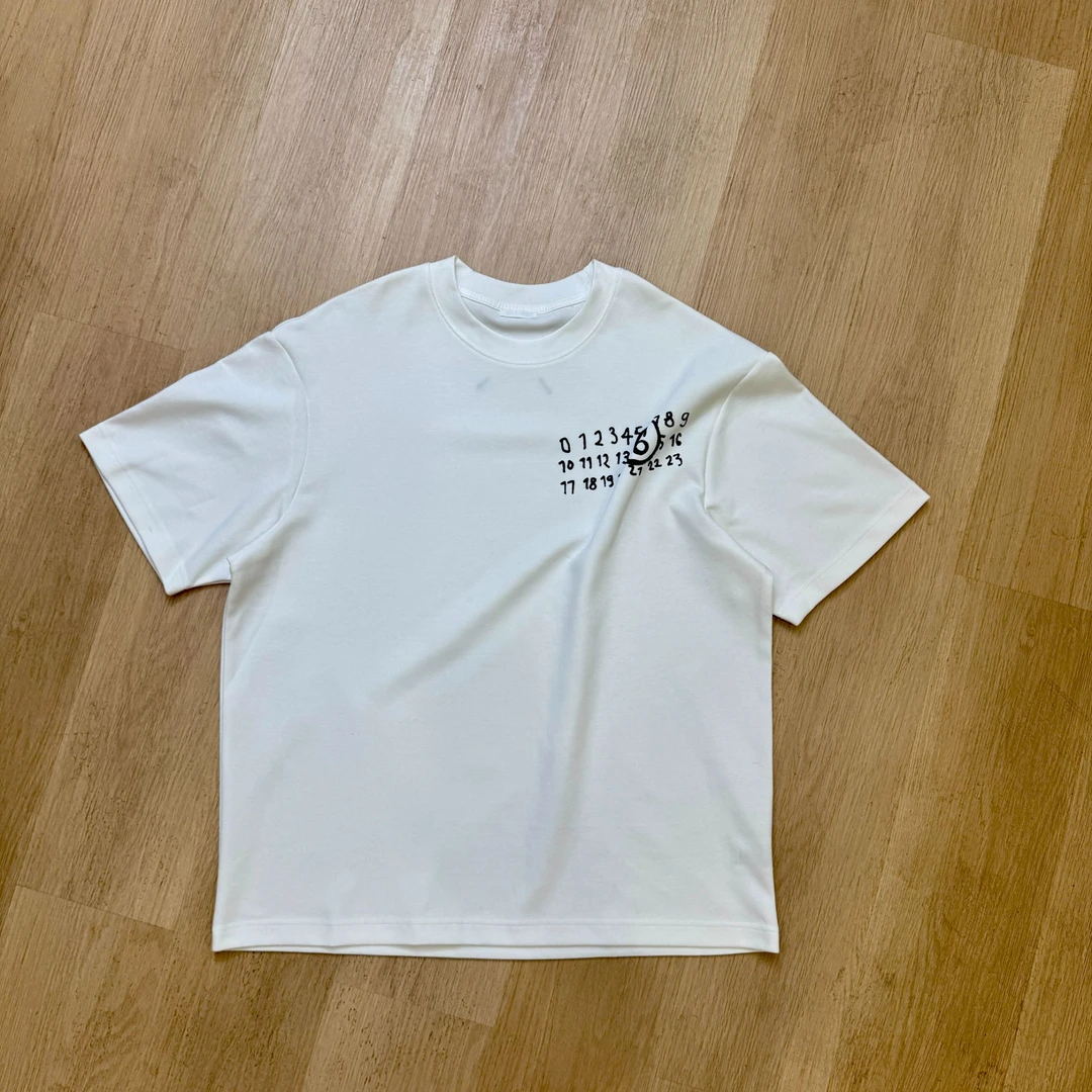 店庆价  马丁叔叔 25新款数字高级百搭宽松短袖