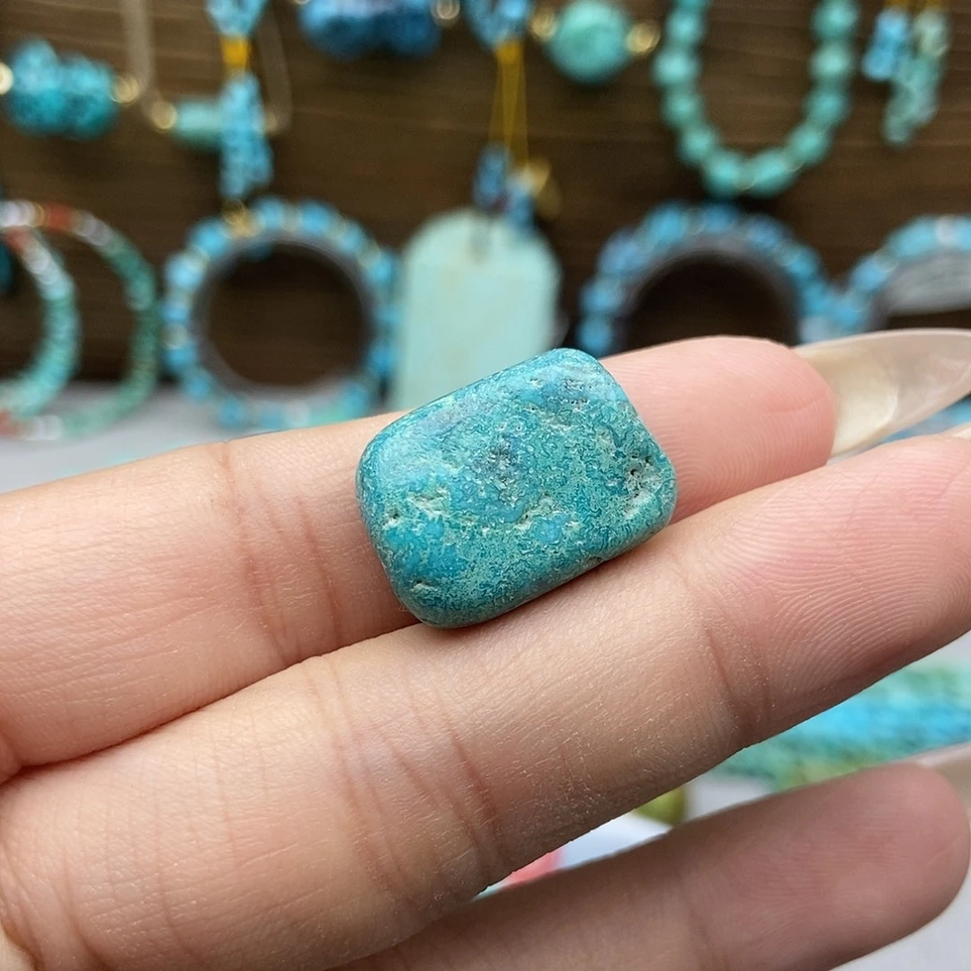 绿松石未镶嵌玉化随行