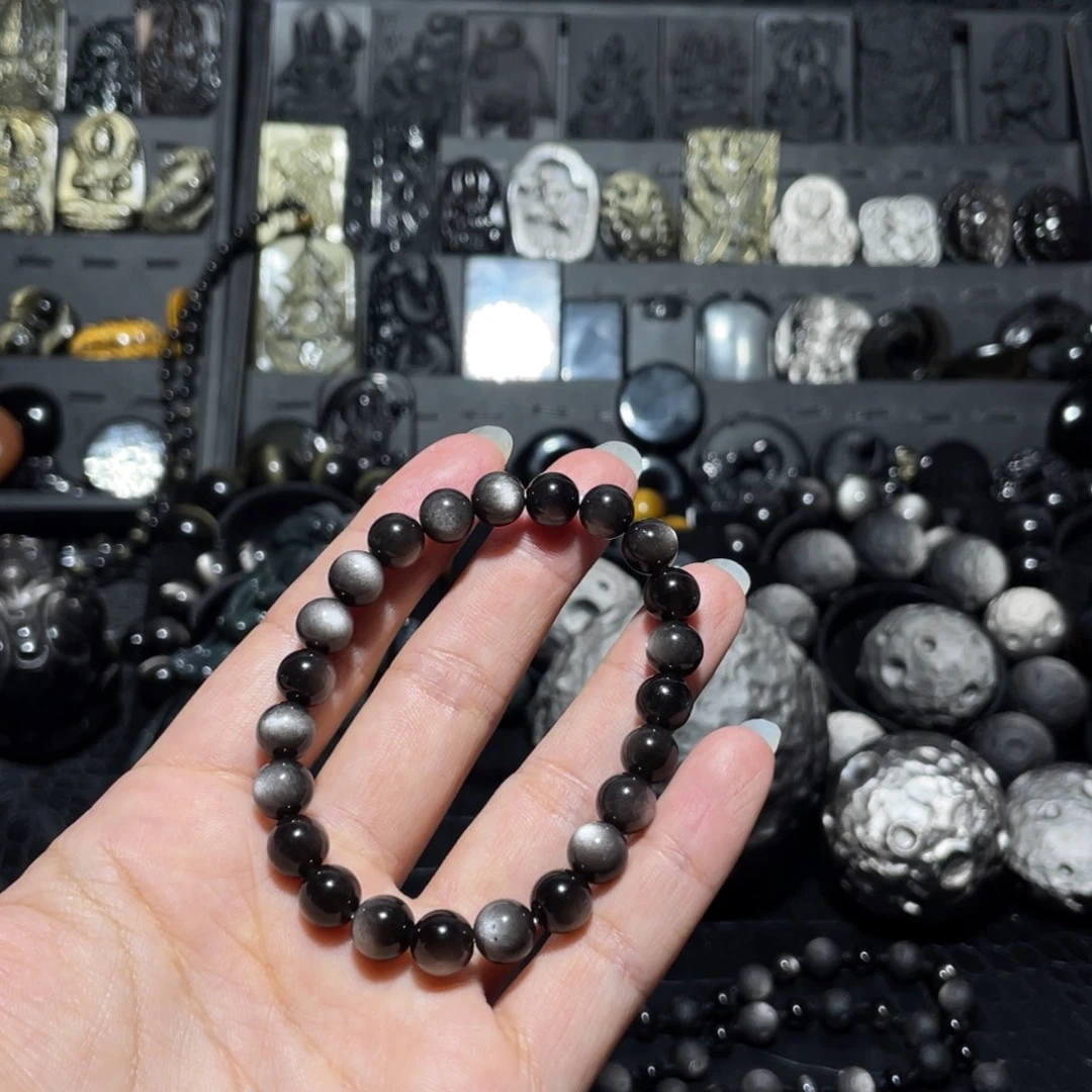 彼***候黑曜岩未镶嵌珠宝奇石