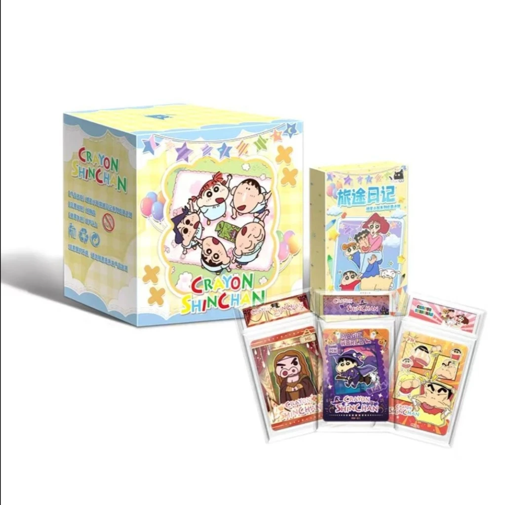 【喵谷】蜡笔小新系列×路途日记收藏卡砖 国卡二创盲盒