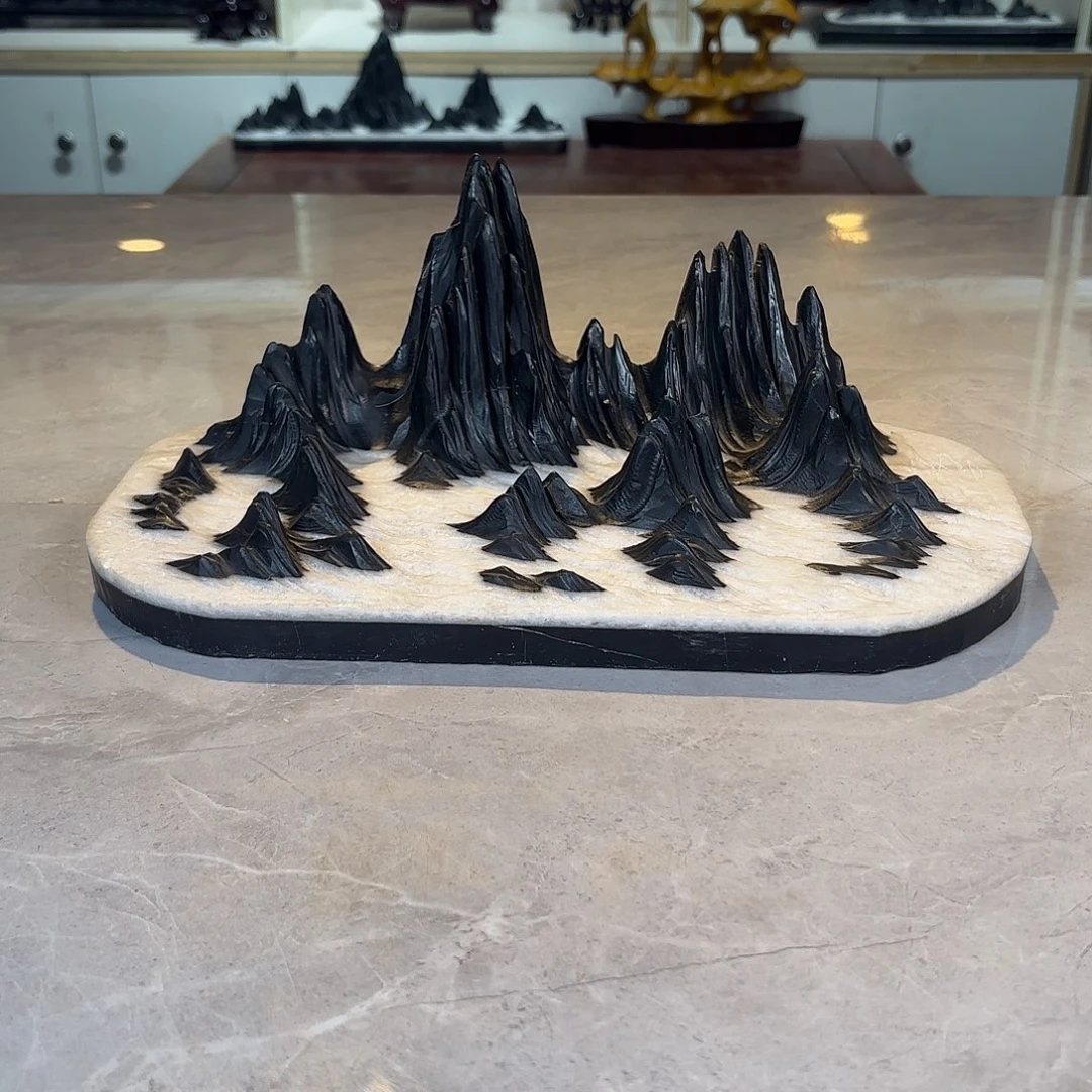 昂***林摆件灵璧石手工雕刻奇石摆件