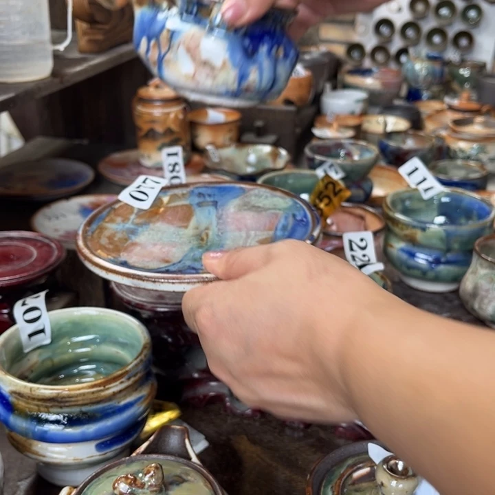 其他全手工柴烧志野壶承077