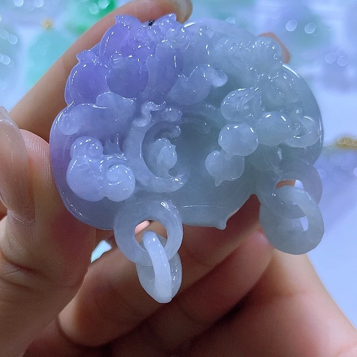 翡翠未镶嵌颈饰天然翡翠A货吊坠