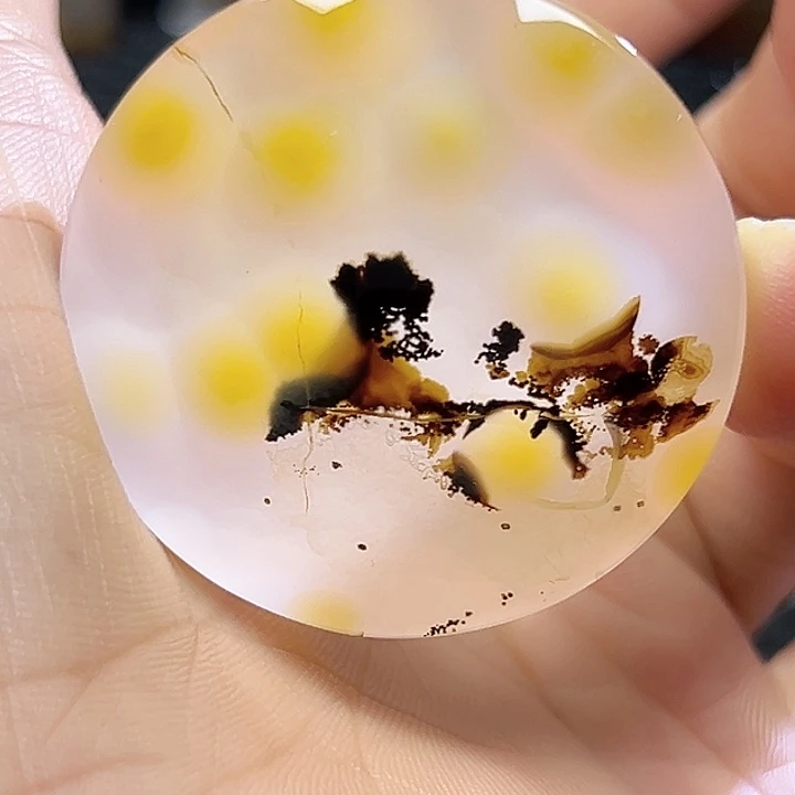 金***龙玛瑙/玉髓未镶嵌珠宝半成品
