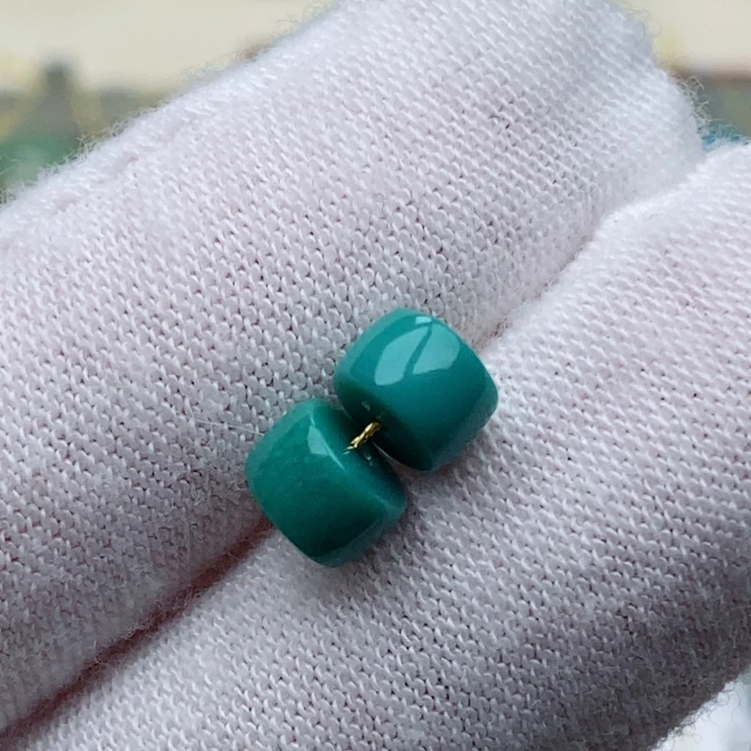 未镶嵌绿松石珠珠