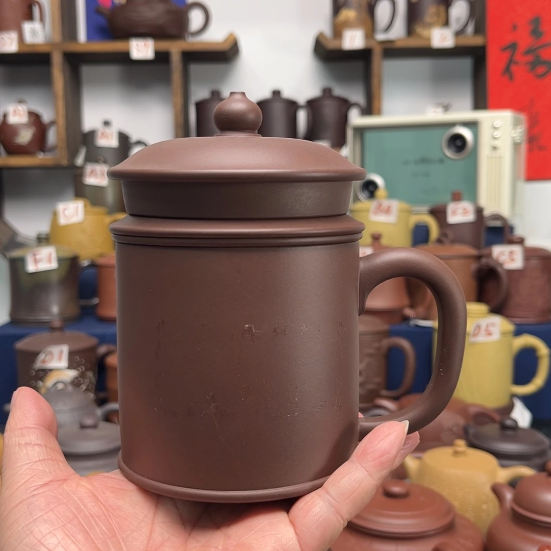 紫砂茶杯宜兴紫砂杯