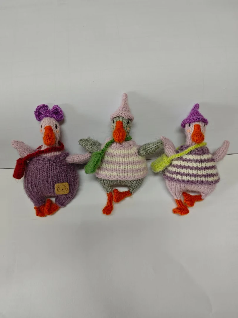 DIY毛线编织包挂饰品玩偶钥匙扣成品礼物，直播间选款链接