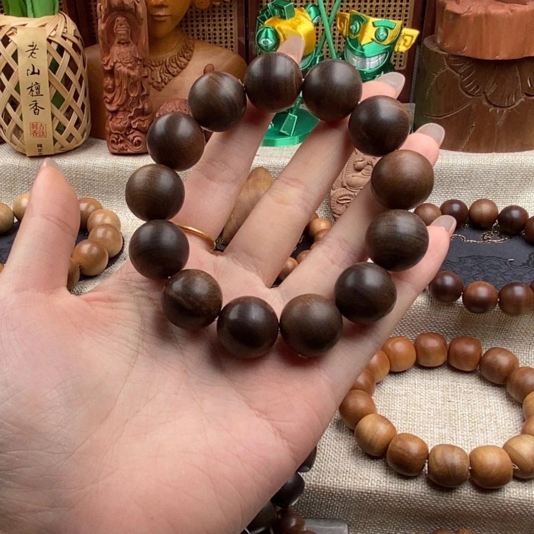 手串/手链檀香木迈索尔，老山檀香，奶香1.8（瑕疵福利）